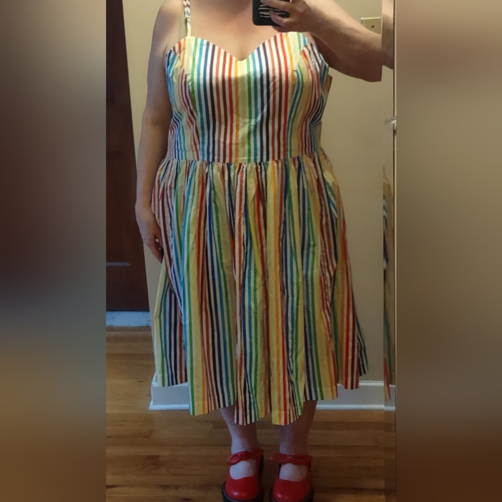 Magnolia Park Multicolor Striped Dress 4x